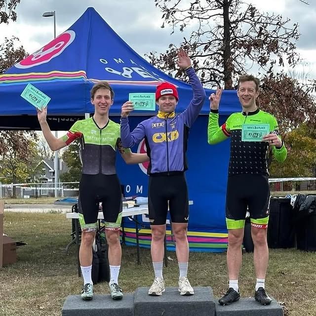 caption: These guys split a $1000 purse for the 402 Cross Cup, courtesy of @eliteform_llc 

Support the organizations that support local competitive cycling, and join us next year for more Nebraska cyclocross. 

#crossishere #cyclocross #sramroad #trekbikes